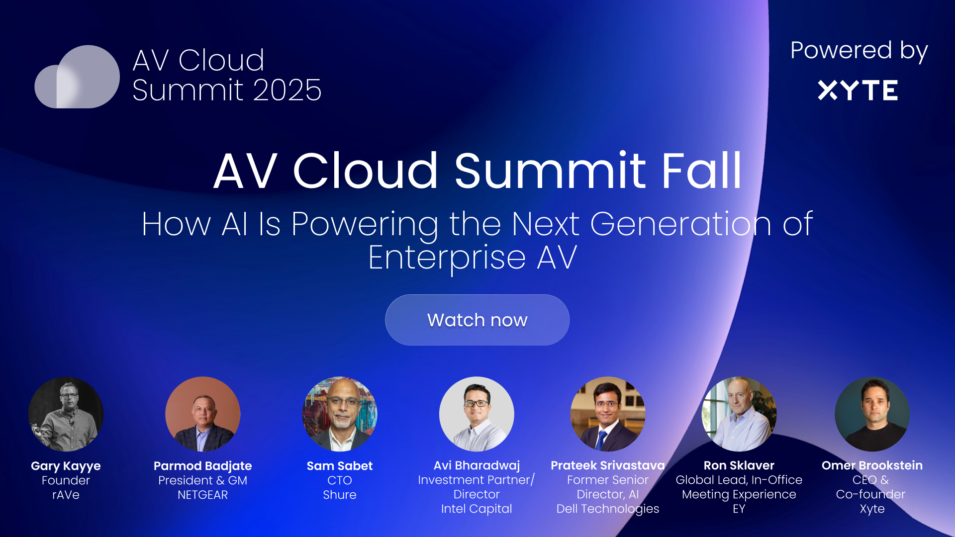 AV Cloud Summit - Watch Now